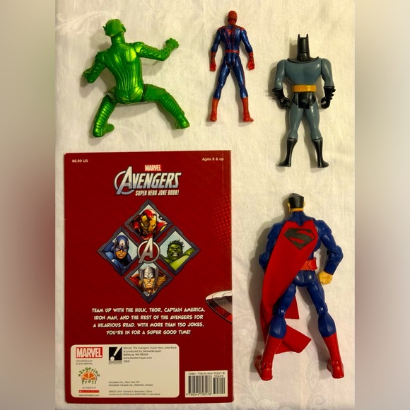 Marvel Avengers Super Heroes Joke Book, Superman, Batman, Spiderman,Green Goblin - Picture 2 of 6